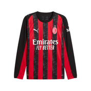 AC MILAN MAGLIA GARA HOME 2025-2026 MANICHE LUNGHE