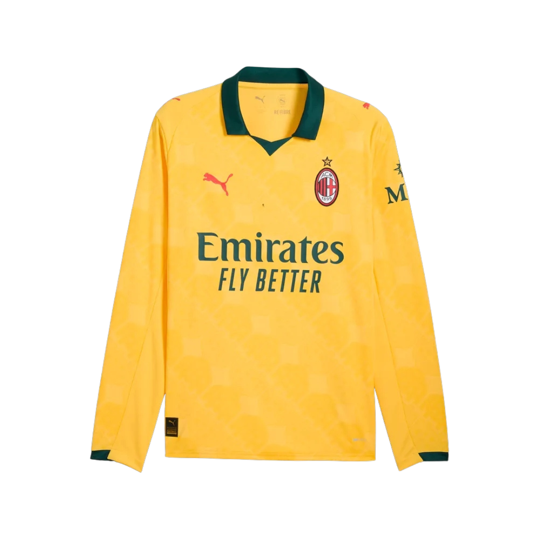 AC MILAN MAGLIA GARA THIRD 2025-2026 MANICHE LUNGHE