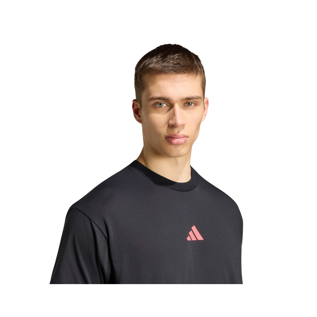 ADIDAS T-SHIRT GRAPHIC "RUNNING STATE OF MIND"  UOMO