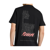ADIDAS T-SHIRT GRAPHIC SLOGAN RUNNING UOMO